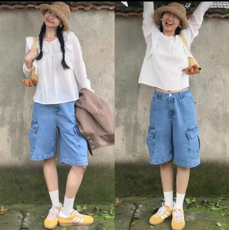 Affordable SIX(6) Pocket  Maong Short High Quality New Arrival Fashionable Trendy Men Apparel