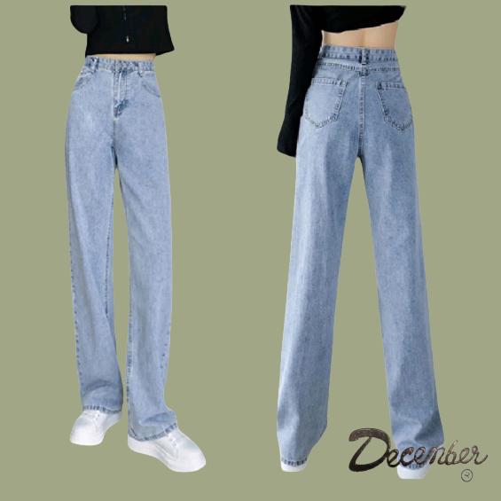 December Fashionable Stretchable Korean Casual High Waist for Women Shorts Womenswear Asian Plain Street Maong Jeans Short : Waist Size 25" to 32"